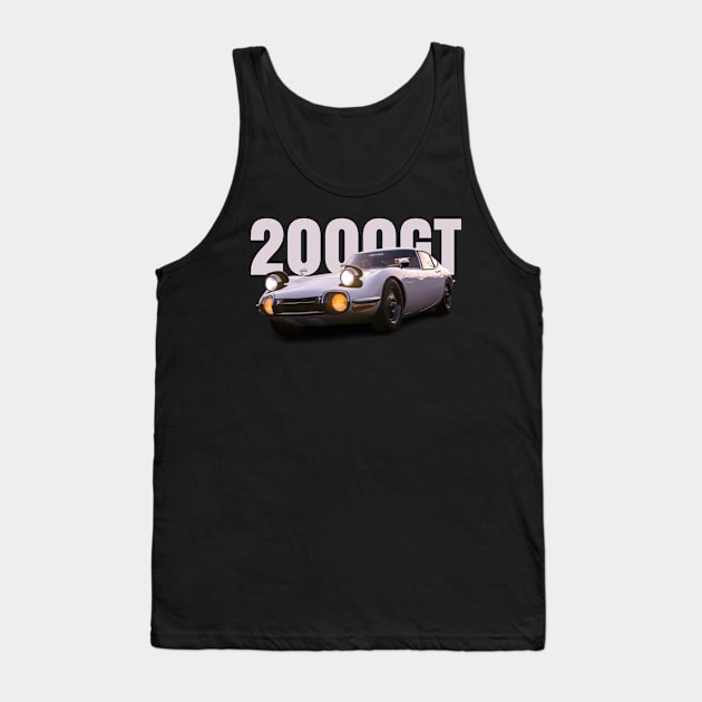 2000 GT Tank Top by MOTOSHIFT